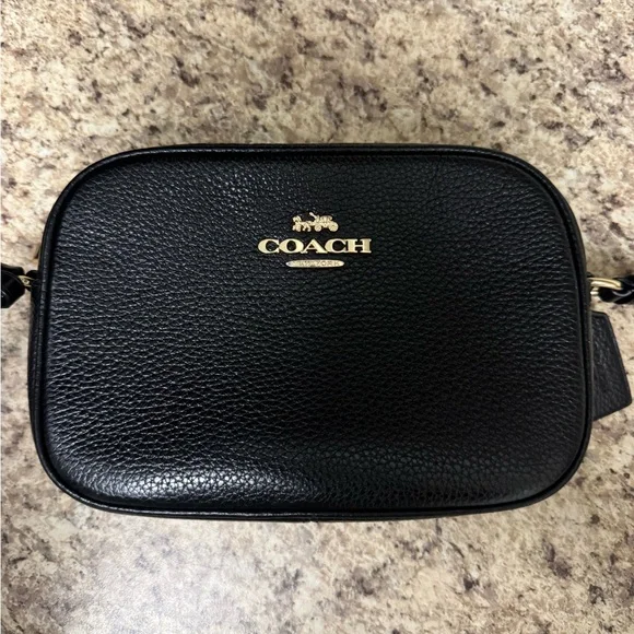 Coach Black Pebbled Leather Shoulder Bag - Picture 2 of 16